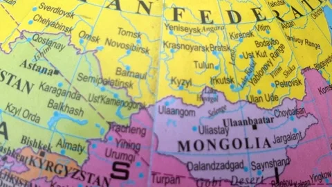Middle East and world map Stock Footage 313421716