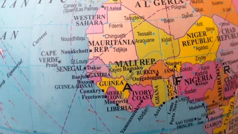 Middle East and world map Stock Footage 313422346