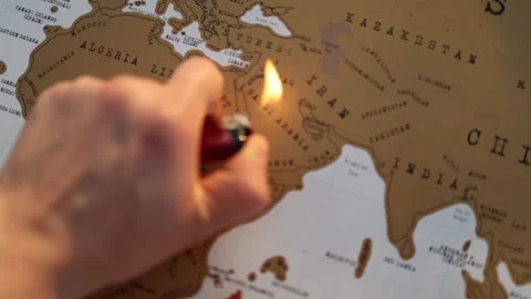 Middle East conflict concept Stock-Footage 338384538