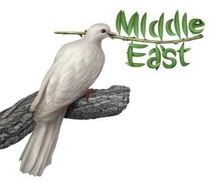 Middle east peace plan Stock Illustration