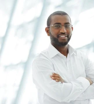Middle eastern arabic black man Stock Photos
