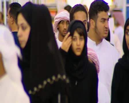 Middle Eastern Crowds 8 Video stock 12671239