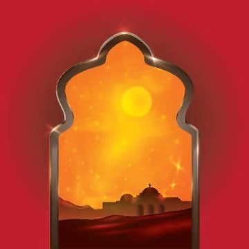 Middle Eastern Design Stock Illustration