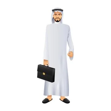 Middle Eastern Man Stock-Illustration