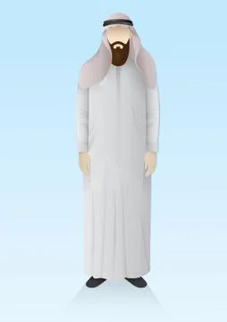 Middle Eastern Man Stock Illustration