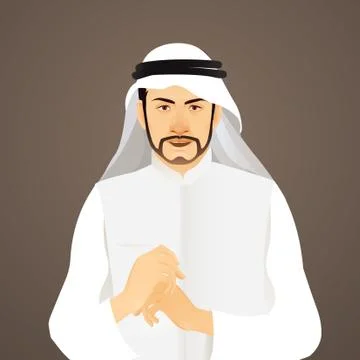 Middle Eastern Man Stock-Illustration