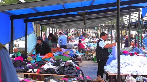 Middle Eastern Marketplace 2 Video stock 79043176