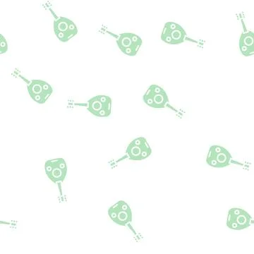 Middle eastern music glyph vector seamless pattern Stock Illustration