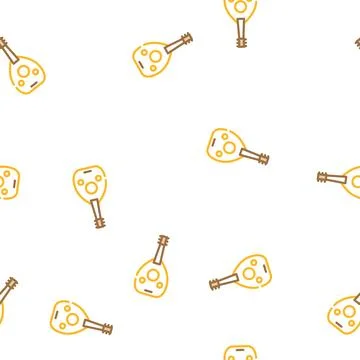 Middle eastern music vector seamless pattern Stock Illustration