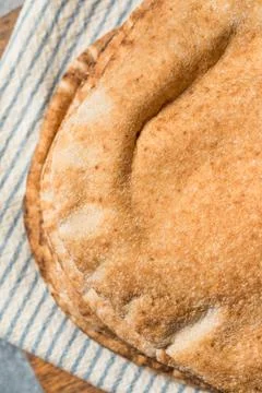 Middle Eastern Whole Wheat Flatbread Pita Bread Stock Photos