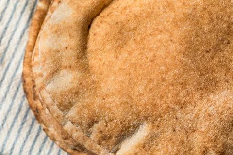 Middle Eastern Whole Wheat Flatbread Pita Bread Stock Photos