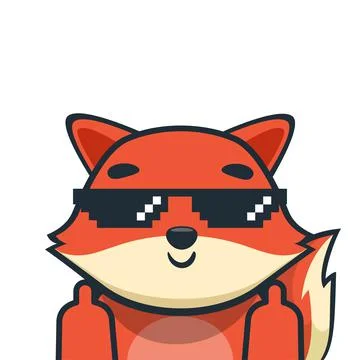 Middle Finger Profile Picture : Fox Stock Illustration