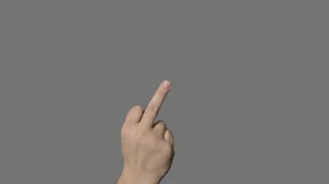 Middle finger sign Video stock 11292738