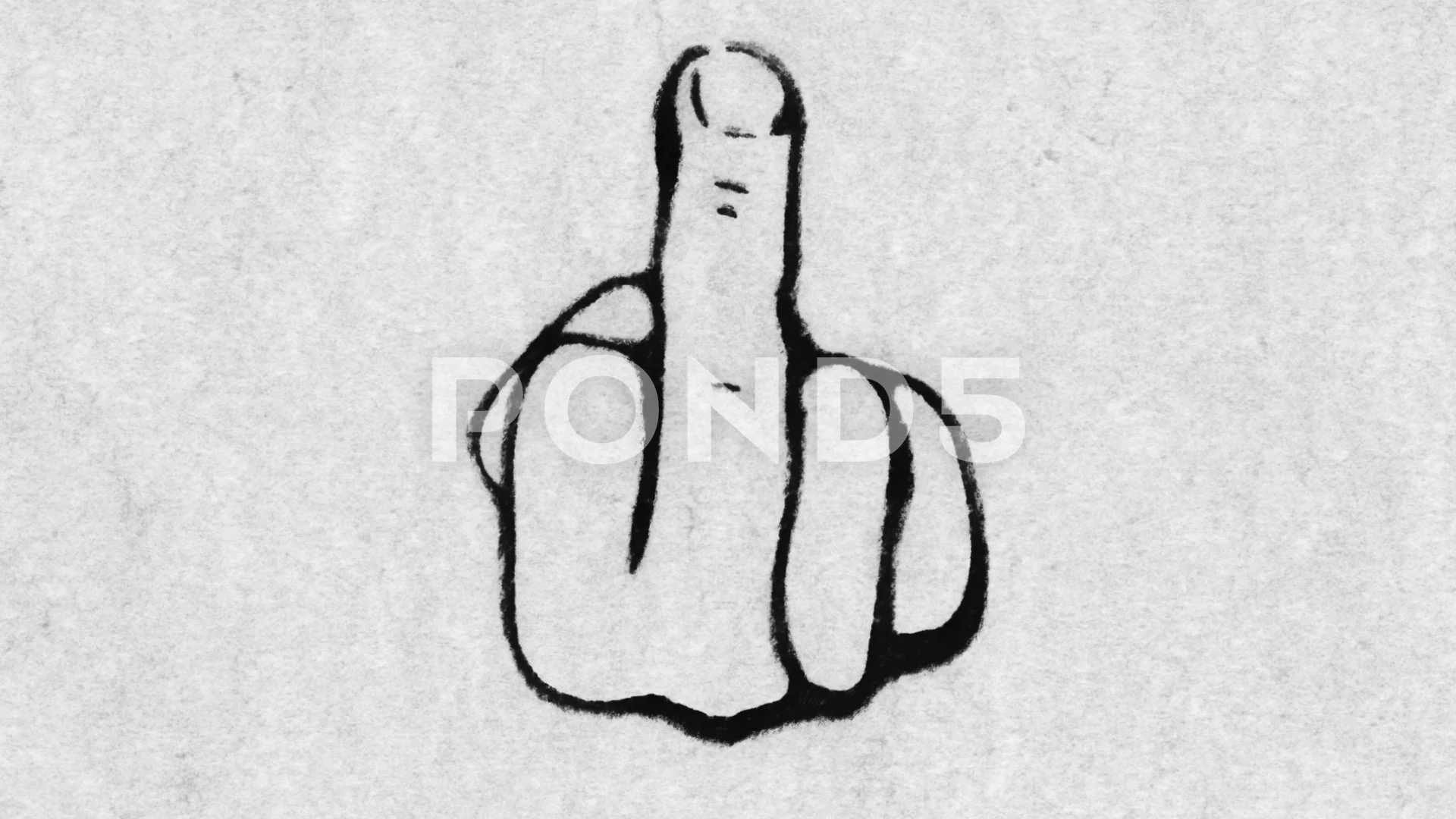 Sketch Of Hand Show Fuck Off With The Middle Finger Vector Illustration  Royalty Free SVG Cliparts Vectors And Stock Illustration Image 12288500