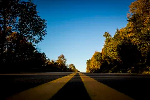 Middle of Highway Stock Photos