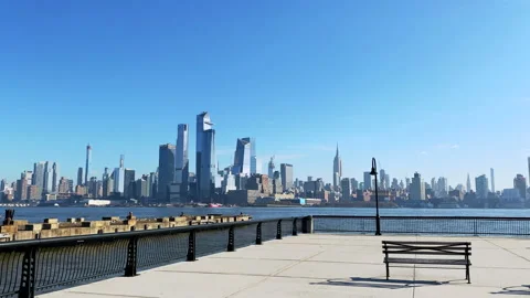 In the middle of hoboken.4K Stock Footage 160994747
