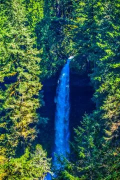 Middle North Falls Stock Photos