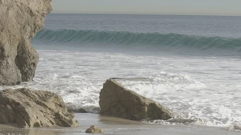  middle ocean waves Stock Footage 88320631