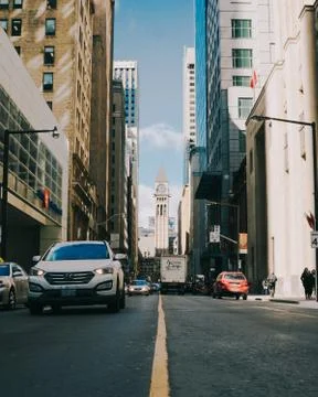 In the middle of the road Foto stock