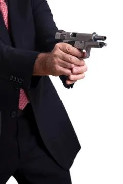 In the middle of shooting Stock Photos