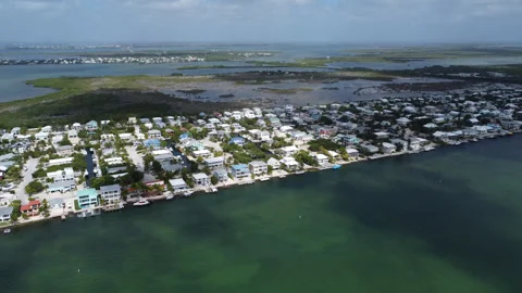 Middle Torch Key Fl drone shot Summer 2026 seventeen Stock Footage 344008413
