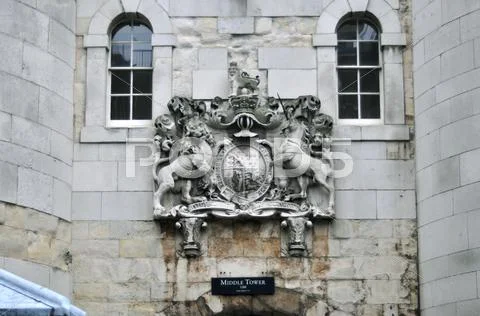 Middle tower gate Stock Photos
