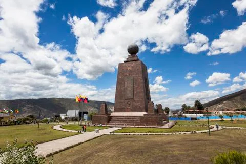 Middle of the World Monument Stock Photos