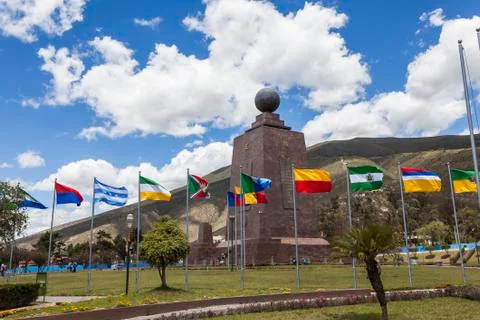 Middle of the World Monument Stock Photos