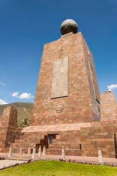 Middle of the World Monument Stock Photos