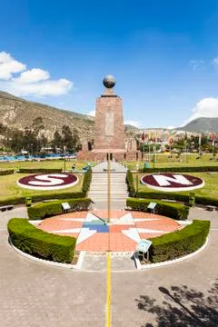 Middle of the World Monument Stock Photos