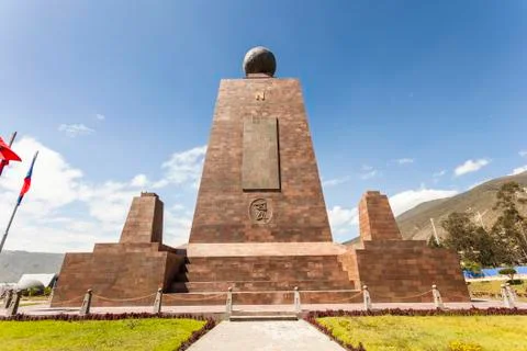 Middle of the World Monument Stock Photos