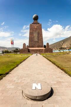 Middle of the World Monument Stock Photos