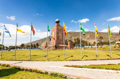 Middle of the World Monument Stock Photos