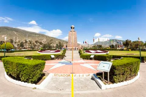 Middle of the World Monument Stock Photos
