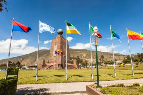 Middle of the World Monument Stock Photos