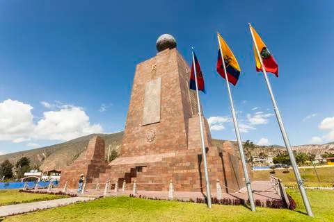 Middle of the World Monument Stock Photos
