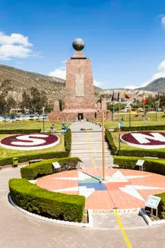 Middle of the World Monument Stock Photos