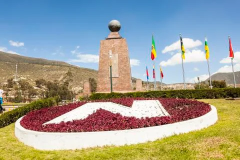 Middle of the World Monument Stock Photos