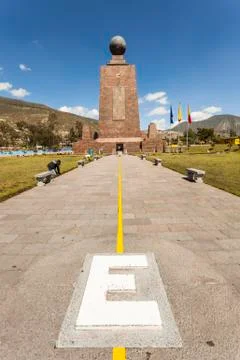 Middle of the World Monument Stock Photos