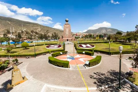 Middle of the World Monument Stock Photos