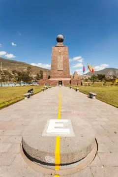 Middle of the World Monument Stock Photos