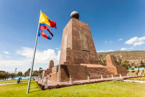 Middle of the World Monument Stock Photos