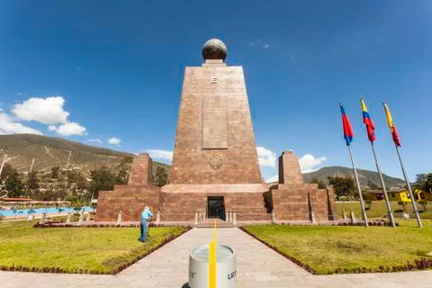 Middle of the World Monument Stock Photos