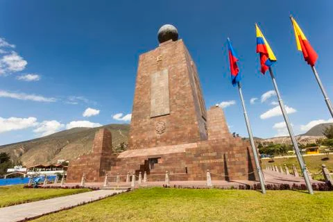 Middle of the World Monument Stock Photos