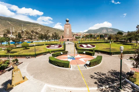 Middle of the World Monument Stock Photos