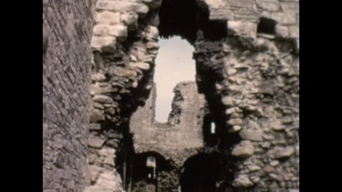 Middleham Castle Stock Footage 253285541