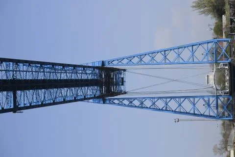 Middlesbrough transporter bridge Stock-Fotos