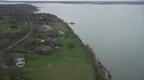 Middletown, Rhode Island. Shot in November 2011. Stock Footage 59179749