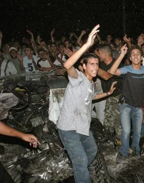 Mideast Gaza Apache Attack - Sep 2004 Foto stock