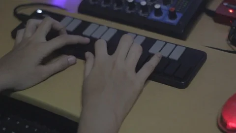 Midi Controller Stock Footage 114726647